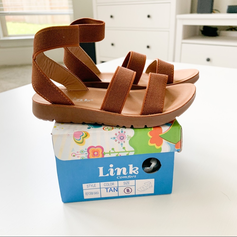 Link Toddler Tan Sandal - Picture 7 of 7